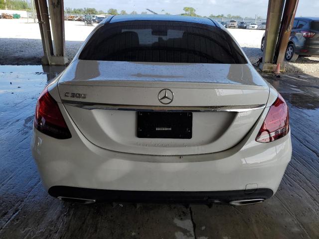 W1KWF8DB8MR615485 - 2021 MERCEDES-BENZ C 300 WHITE photo 6