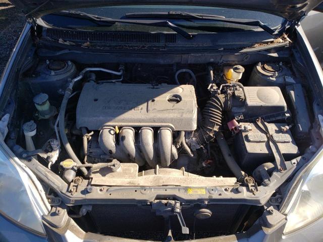 2T1KR32E57C665744 - 2007 TOYOTA COROLLA MA XR GRAY photo 11