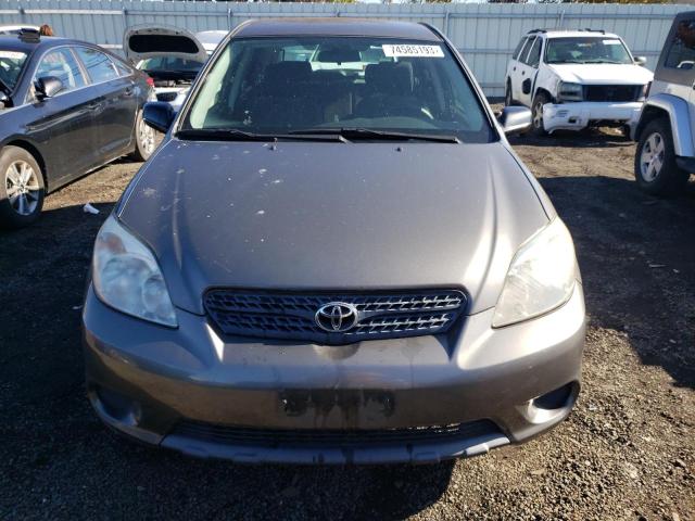 2T1KR32E57C665744 - 2007 TOYOTA COROLLA MA XR GRAY photo 5