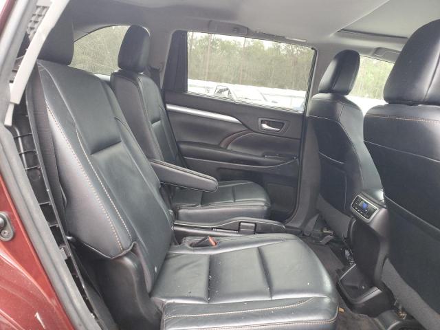 5TDKKRFH3GS158411 - 2016 TOYOTA HIGHLANDER XLE 栗色 照片 11