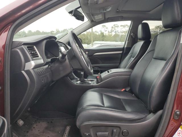 5TDKKRFH3GS158411 - 2016 TOYOTA HIGHLANDER XLE 栗色 照片 7