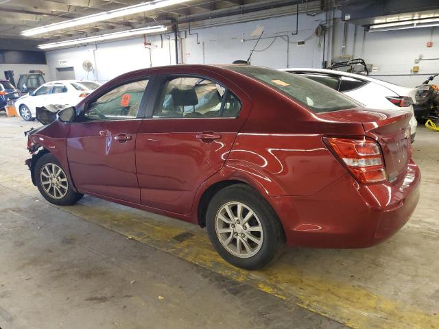 1G1JD5SB4L4120152 - 2020 CHEVROLET SONIC LT BURGUNDY photo 2