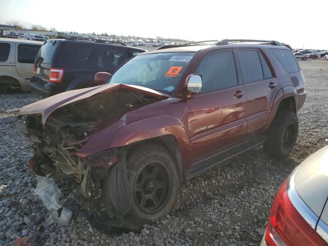 JTEBT17R558027080 - 2005 TOYOTA 4RUNNER LIMITED RED photo 1
