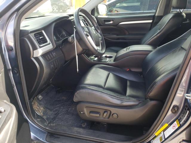 5TDKKRFH9FS045576 - 2015 TOYOTA HIGHLANDER XLE BLUE photo 7