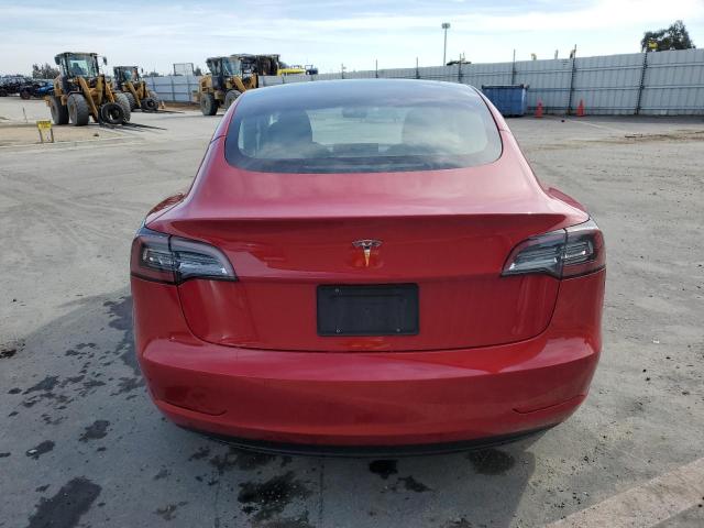 5YJ3E1EA8NF191911 - 2022 TESLA MODEL 3 RED photo 6