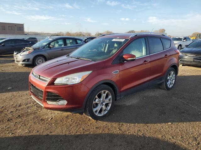 1FMCU0JX5EUB66071 - 2014 FORD ESCAPE TITANIUM BURGUNDY photo 1