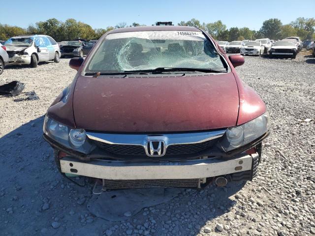 19XFA1F51AE005765 - 2010 HONDA CIVIC LX MAROON photo 5