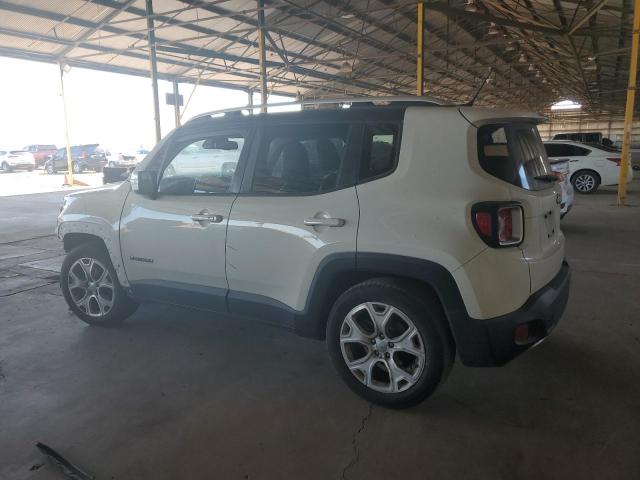 ZACCJADB6HPE40645 - 2017 JEEP RENEGADE LIMITED WHITE photo 2