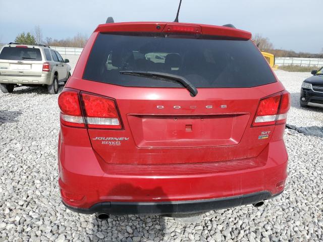 3C4PDCBG2FT580037 - 2015 DODGE JOURNEY SXT RED photo 6