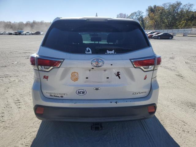5TDJKRFH2FS085235 - 2015 TOYOTA HIGHLANDER XLE WHITE photo 6