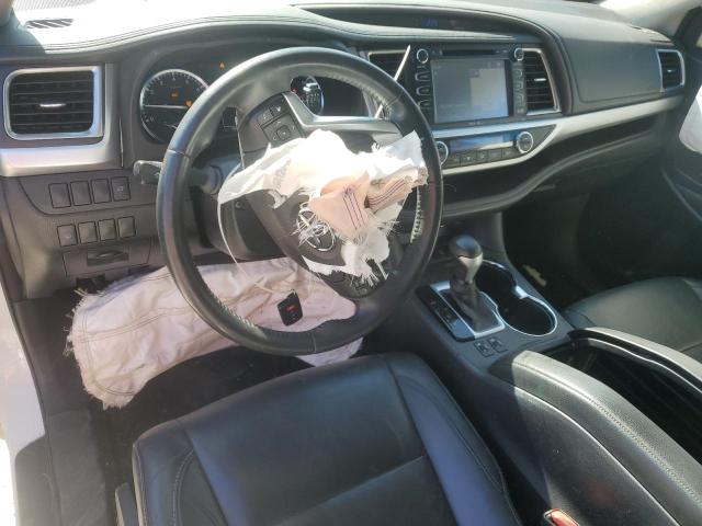 5TDJKRFH2FS085235 - 2015 TOYOTA HIGHLANDER XLE WHITE photo 8