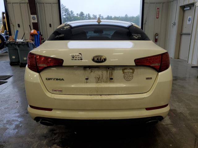 KNAGM4A78D5381771 - 2013 KIA OPTIMA LX WHITE photo 6