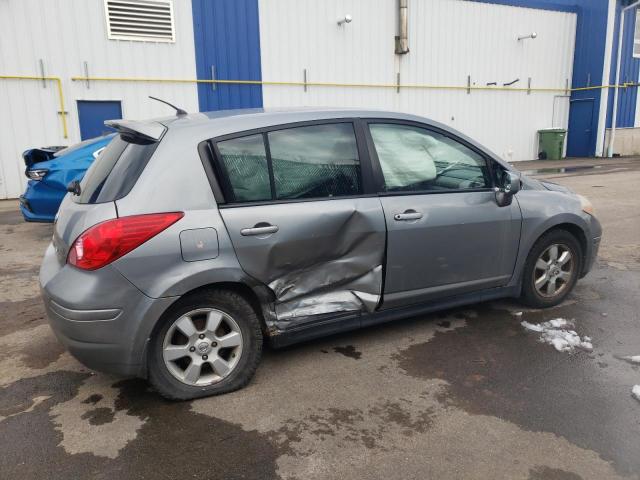 3N1BC13E08L350064 - 2008 NISSAN VERSA S GRAY photo 3