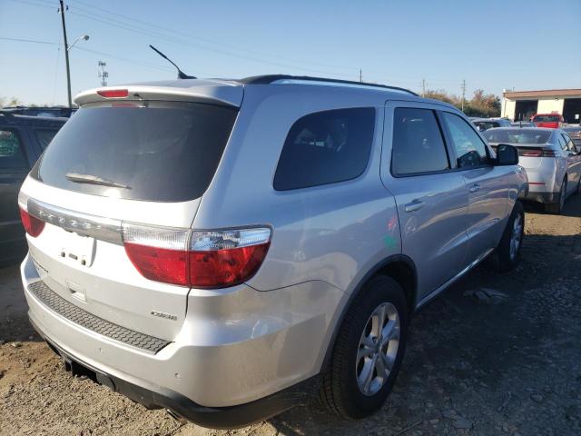 1D4RE4GG4BC712132 - 2011 DODGE DURANGO CREW SILVER photo 3