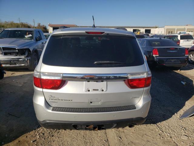 1D4RE4GG4BC712132 - 2011 DODGE DURANGO CREW SILVER photo 6