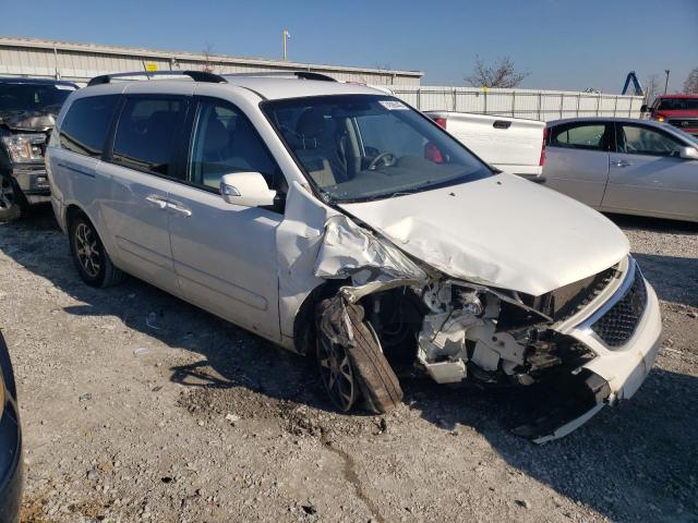 KNDMG4C75E6539389 - 2014 KIA SEDONA LX WHITE photo 4