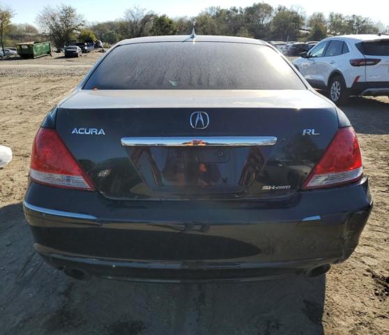 JH4KB16536C011365 - 2006 ACURA RL BLACK photo 6