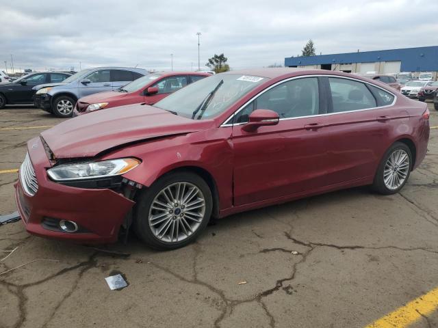 3FA6P0H93FR233202 - 2015 FORD FUSION SE RED photo 1