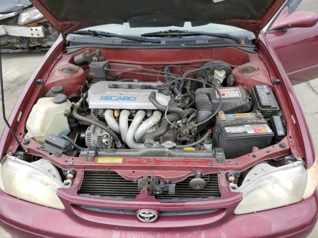 2T1BR18E7WC093005 - 1998 TOYOTA COROLLA VE BURGUNDY photo 11