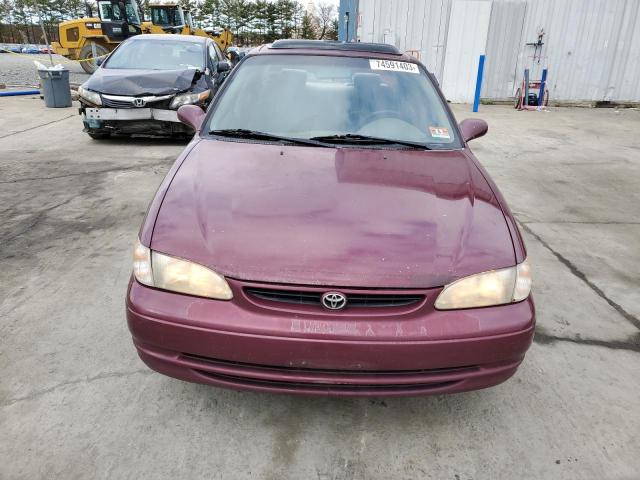 2T1BR18E7WC093005 - 1998 TOYOTA COROLLA VE BURGUNDY photo 5