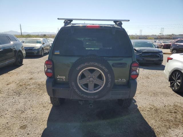 1J8GL38K26W258127 - 2006 JEEP LIBERTY RENEGADE GREEN photo 6