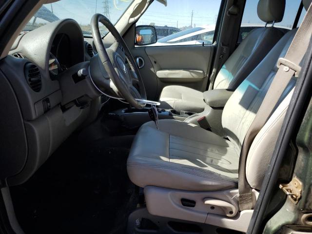 1J8GL38K26W258127 - 2006 JEEP LIBERTY RENEGADE GREEN photo 7