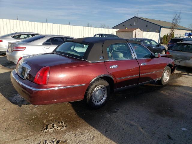1LNHM81W1YY769611 - 2000 LINCOLN TOWN CAR EXECUTIVE BURGUNDY photo 3