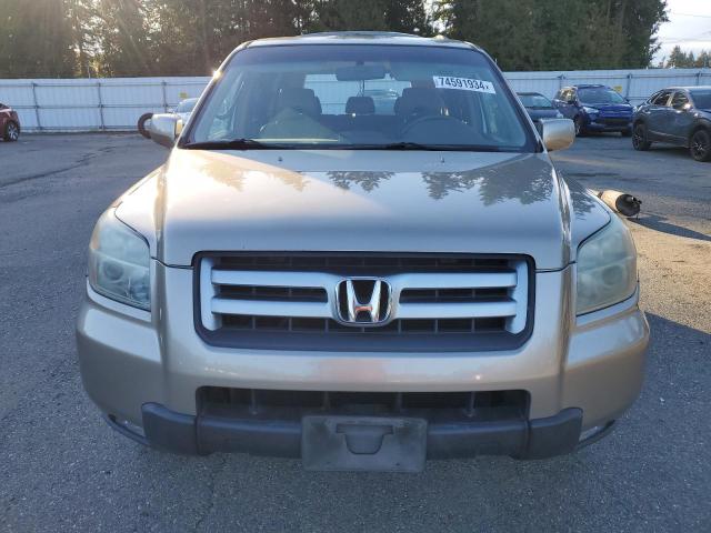 2HKYF18596H512245 - 2006 HONDA PILOT EX TAN photo 5