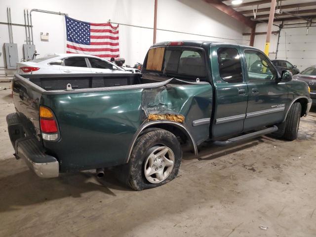 5TBRT34131S147746 - 2001 TOYOTA TUNDRA ACCESS CAB მწვანე ფოტო 3