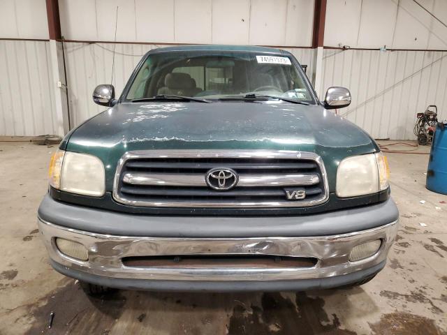 5TBRT34131S147746 - 2001 TOYOTA TUNDRA ACCESS CAB მწვანე ფოტო 5