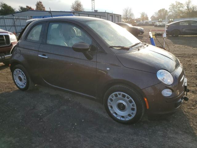 3C3CFFAR1ET208737 - 2014 FIAT 500 POP BROWN photo 4