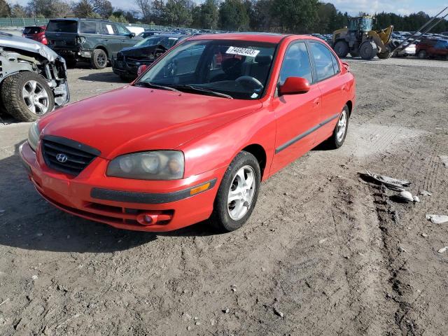 KMHDN46D74U802978 - 2004 HYUNDAI ELANTRA GLS RED photo 1