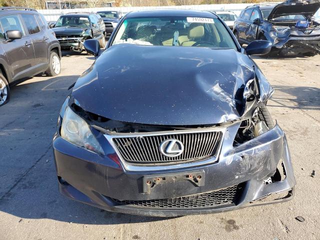 JTHCK262165007836 - 2006 LEXUS IS 250 BLUE photo 5