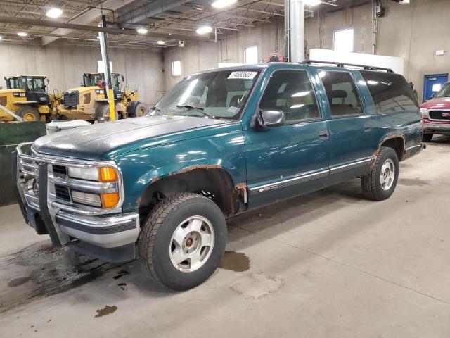 1GNFK16K8SJ307584 - 1995 CHEVROLET SUBURBAN K1500 GREEN photo 1