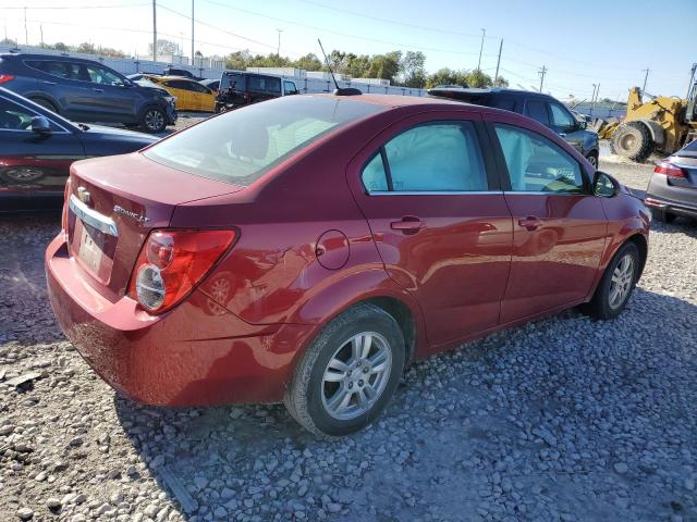 1G1JC5SH3F4147595 - 2015 CHEVROLET SONIC LT MAROON photo 3