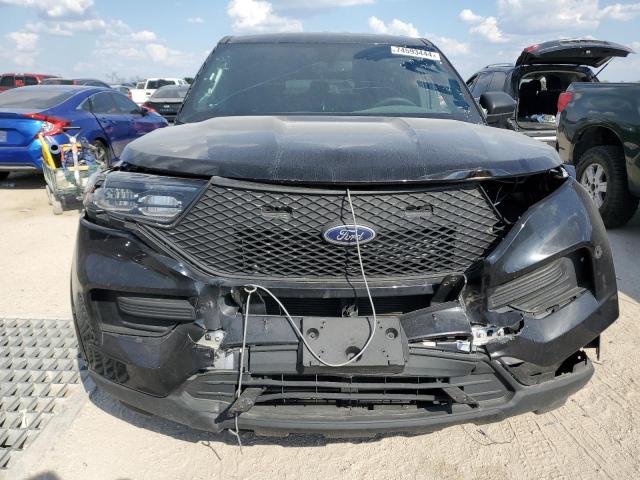 1FM5K8AB4NGC26406 - 2022 FORD EXPLORER POLICE INTERCEPTOR შავი ფოტო 5