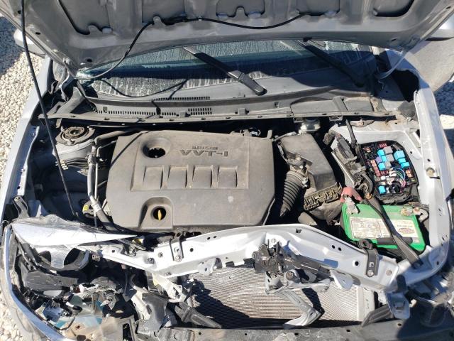 2T1BURHE2EC182606 - 2014 TOYOTA COROLLA L SILVER photo 11