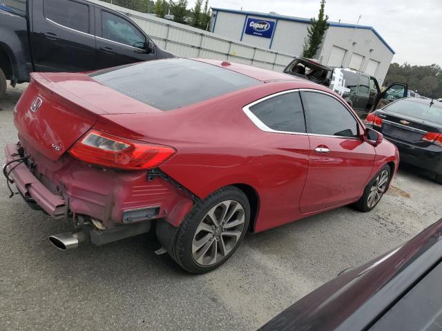 1HGCT2B81DA000948 - 2013 HONDA ACCORD EXL RED photo 3