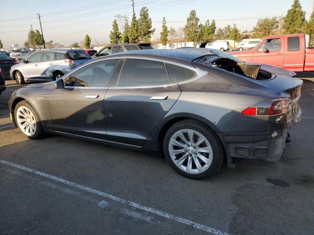 5YJSA1E14GF143865 - 2016 TESLA MODEL S GRAY photo 2