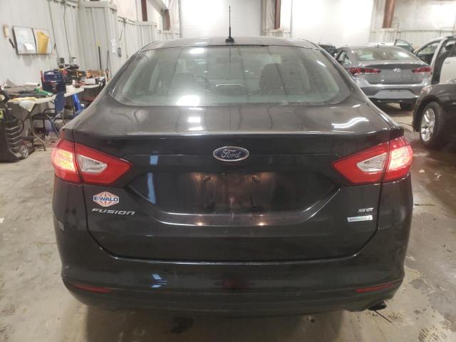 3FA6P0HD5FR159284 - 2015 FORD FUSION SE BLACK photo 6