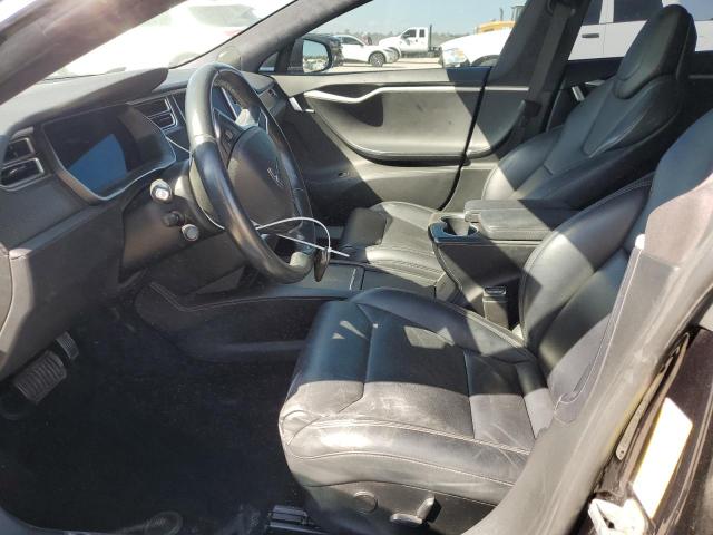 5YJSA1E24HF231759 - 2017 TESLA MODEL S BLACK photo 7