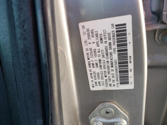 JH4CU2E66AC019421 - 2010 ACURA TSX SILVER photo 12