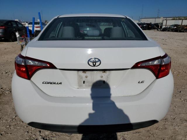 5YFBURHE4EP082538 - 2014 TOYOTA COROLLA L WHITE photo 6