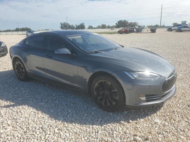 5YJSA1DP7DFP10037 - 2013 TESLA MODEL S Մոխրագույն լուսանկար 4