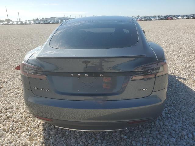 5YJSA1DP7DFP10037 - 2013 TESLA MODEL S Մոխրագույն լուսանկար 6