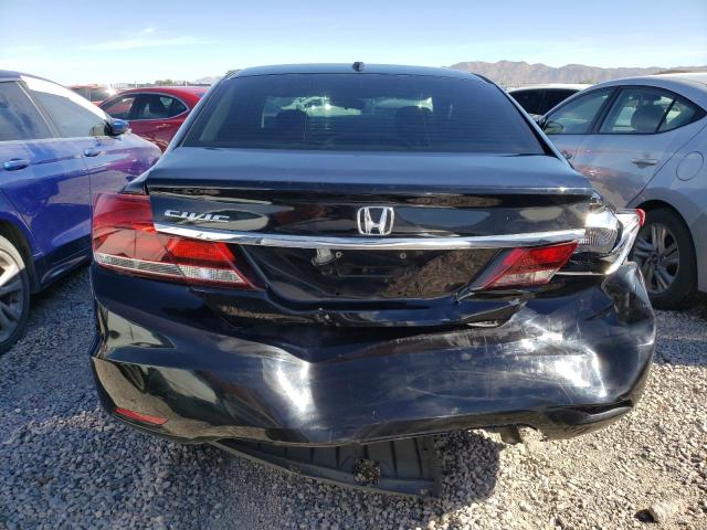 19XFB2F93DE073849 - 2013 HONDA CIVIC EXL შავი ფოტო 6