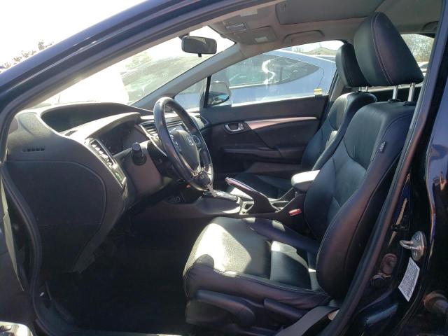 19XFB2F93DE073849 - 2013 HONDA CIVIC EXL შავი ფოტო 7