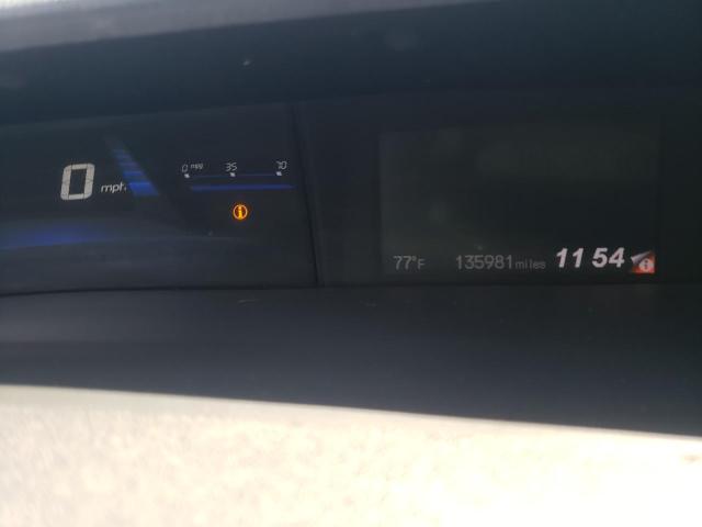 19XFB2F93DE073849 - 2013 HONDA CIVIC EXL შავი ფოტო 9