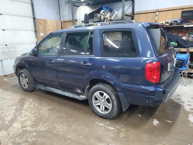 2HKYF18494H548439 - 2004 HONDA PILOT EX BLUE photo 2