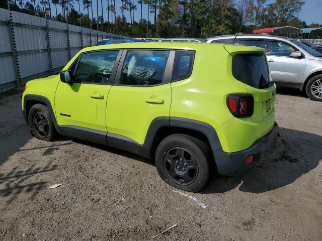 ZACCJAAB3HPF35636 - 2017 JEEP RENEGADE SPORT GREEN photo 2